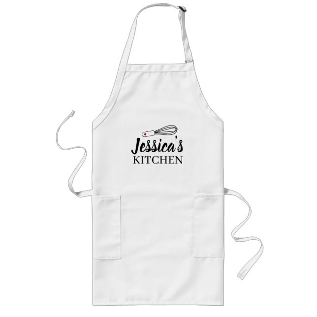 Custom Text Kitchen Apron (Front)