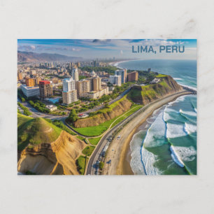 Custom Text Lima, Peru Postcard