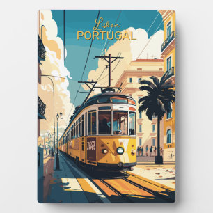 Custom Text Lisbon Portugal Plaque