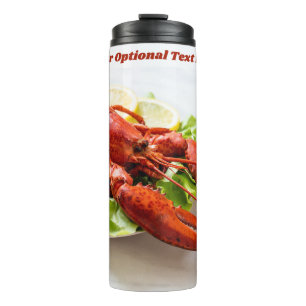Custom Text Lobster Thermal Tumbler