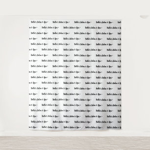Custom Text Logo Event Backdrop Step and Repeat Tapestry