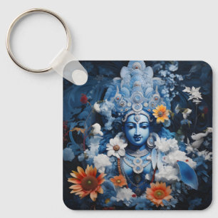 Custom text, Lord Shiva Key Ring