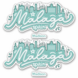 Custom Text Malaga Spain