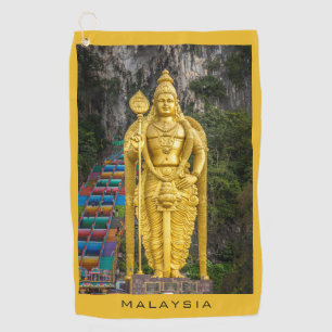 Custom text Malaysia Golf Towel