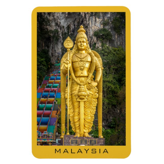 Custom text Malaysia Magnet (Vertical)