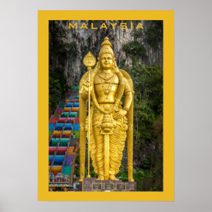 Custom text Malaysia Poster