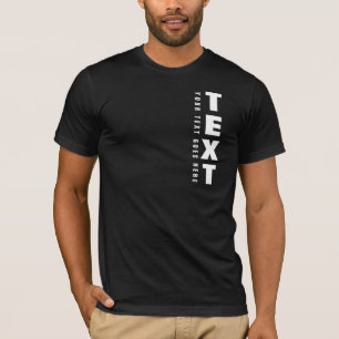 Custom Text Mens Bella+Canvas Short Sleeve T-Shirt