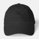 Custom Text Monogram Website Personalized White