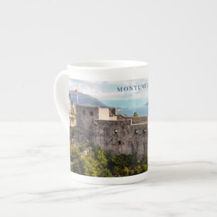 Custom Text Montenegro Bone China Mug