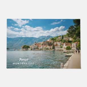 Custom Text Montenegro Doormat