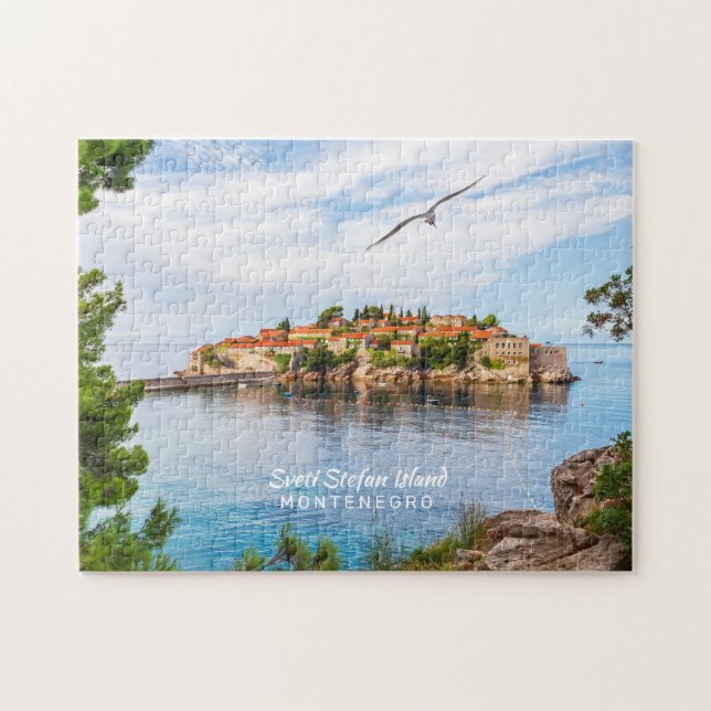 Custom Text Montenegro Jigsaw Puzzle (Horizontal)