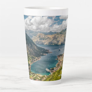 Custom Text Montenegro Latte Mug