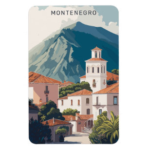 Custom Text Montenegro Magnet