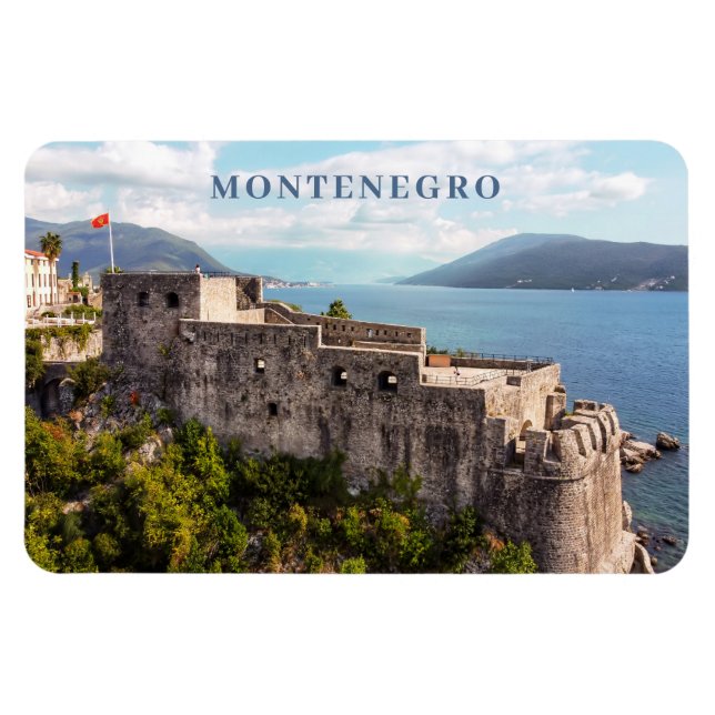 Custom Text Montenegro Magnet (Horizontal)