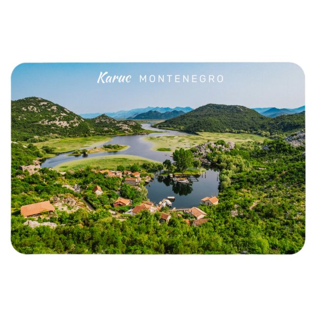 Custom Text Montenegro Magnet (Horizontal)