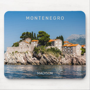 Custom Text Montenegro Mouse Pad