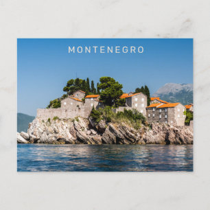 Custom Text Montenegro Postcard
