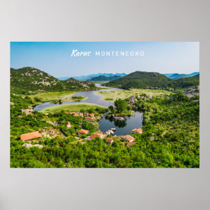 Custom Text Montenegro Poster