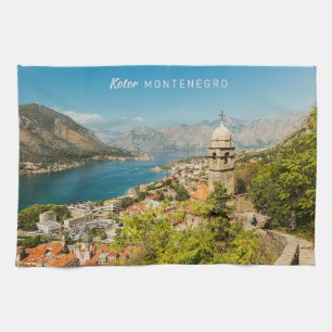 Custom Text Montenegro Tea Towel