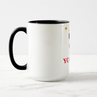 custom text mug