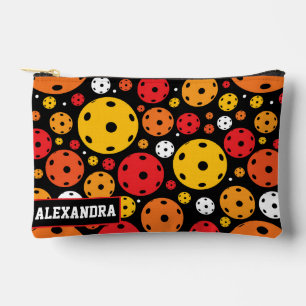 🏐 Custom text Multicolor Pickleball Dot Pouch