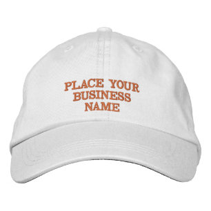 Custom Text & Name Design for Embroidered Hats