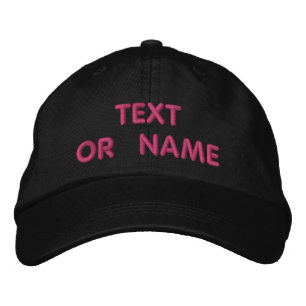 Custom Text Name Hat Your Embroidered Baseball Cap