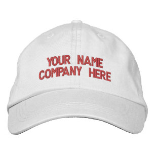 Custom Text Name Hat Your Embroidered Baseball Cap