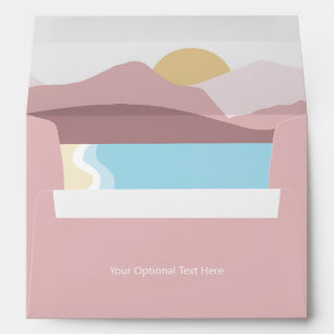 Custom Text Nature Illustration Envelope