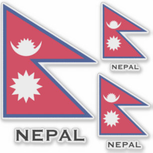 Custom Text Nepal Flag