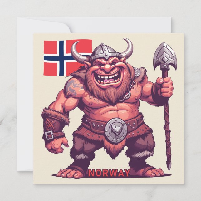Custom Text Norwegian Troll (Front)