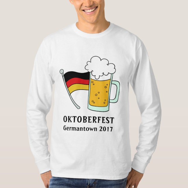 Custom Text Oktoberfest shirts & jackets (Front)