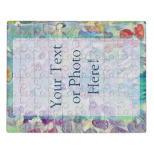 Custom Text or Photo Abstract Art  