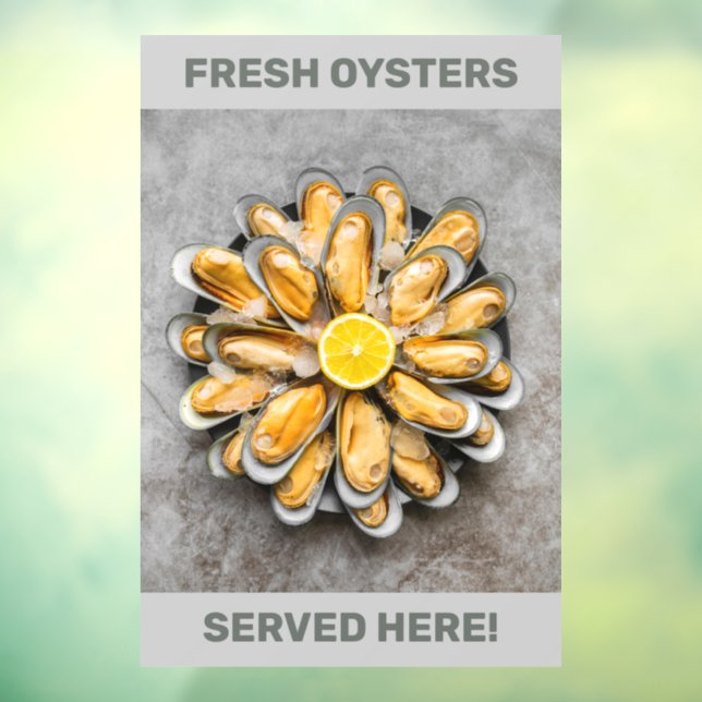 Custom Text Oyster Platter (Sheet 3)