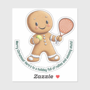 🎾🎄Custom text,  Padel Powered Christmas