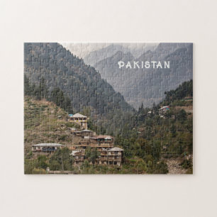 Custom Text Pakistan Jigsaw Puzzle