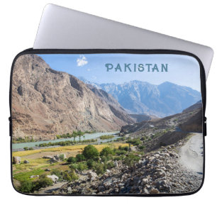 Custom Text Pakistan Laptop Sleeve