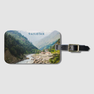 Custom Text Pakistan Luggage Tag