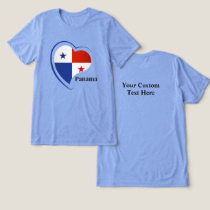 Custom Text Panama Love Tri-Blend Shirt