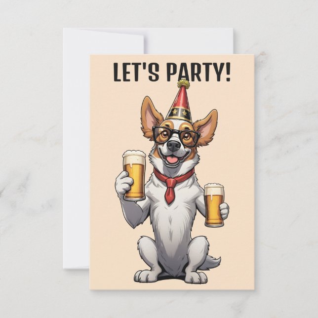 Custom Text Party Animal (Front)