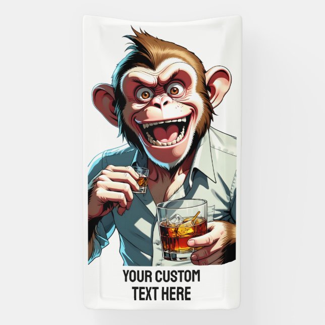 Custom Text Party Animal Banner (Vertical)