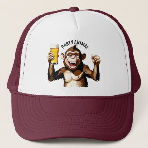 Custom Text Party Animal Trucker Hat