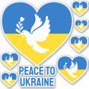 Custom Text Peace to Ukraine
