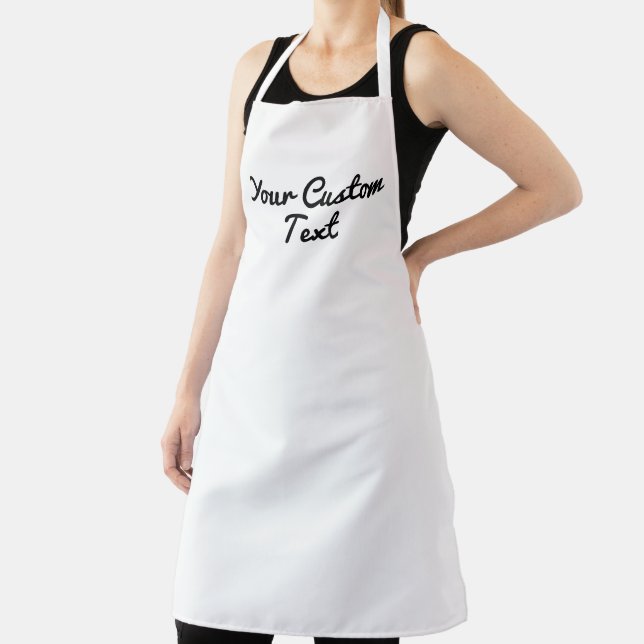 Custom Text Personalised Cooking Baking BBQ Chef Apron (Insitu)