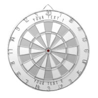 Custom Text Personalised Grayscale White & Grey