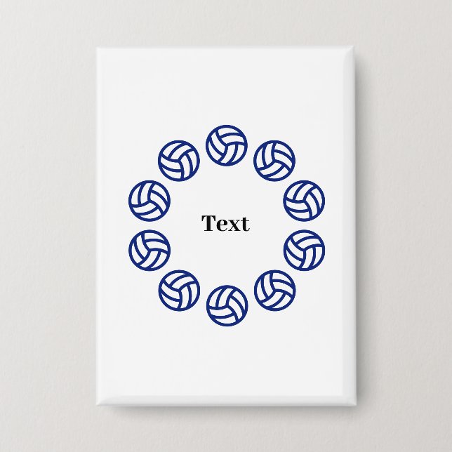 Custom Text Personalized Volleyball (Front)