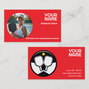 Custom text & Photo Paddle Pro Calling Card