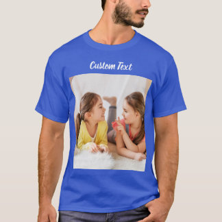 Custom Text Photo Personalised T-Shirt