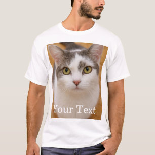 Custom Text Photo Personalized  T-Shirt