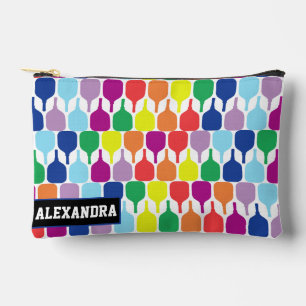 Custom text pickleball Paddle Pop Accessory Pouch